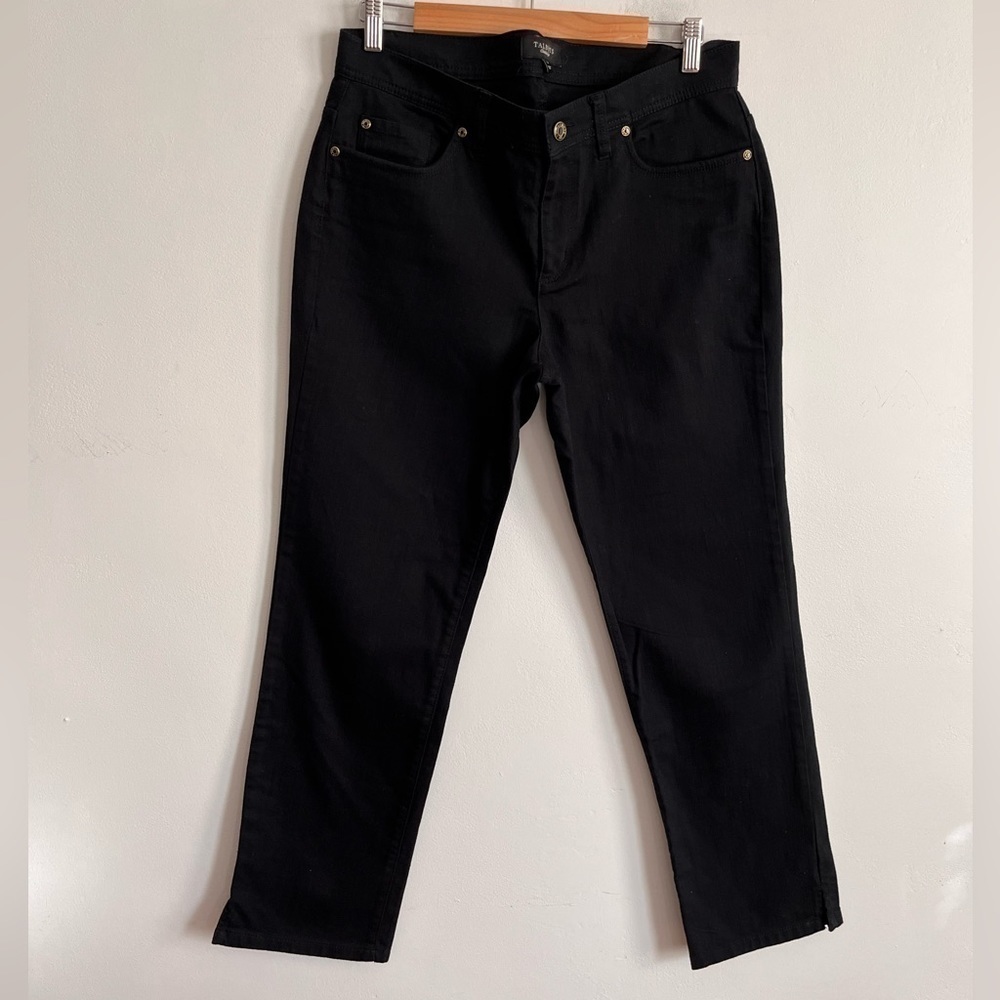 Talbots Black Straight Skinny Jeans